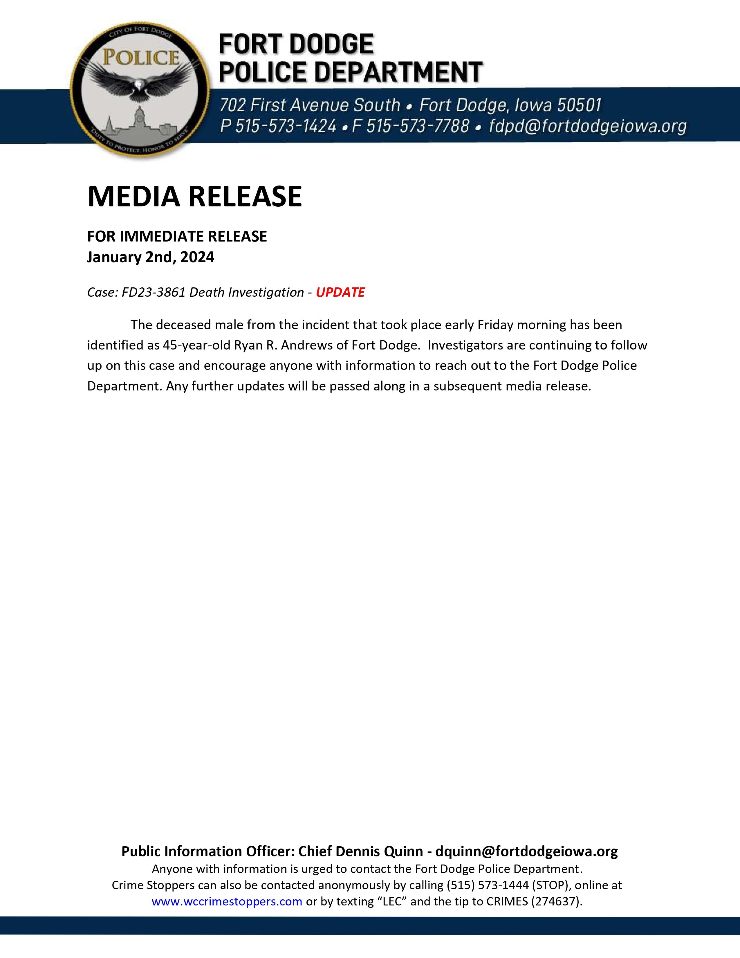 Press Release Page 2