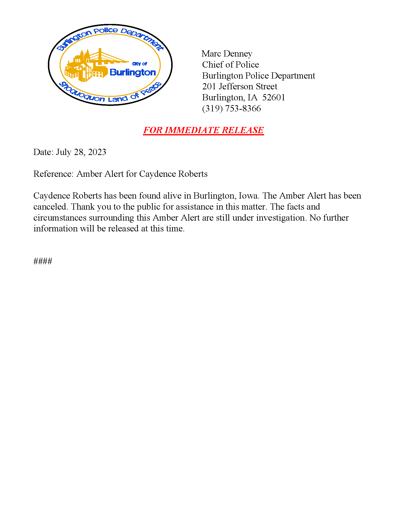 Link to press release