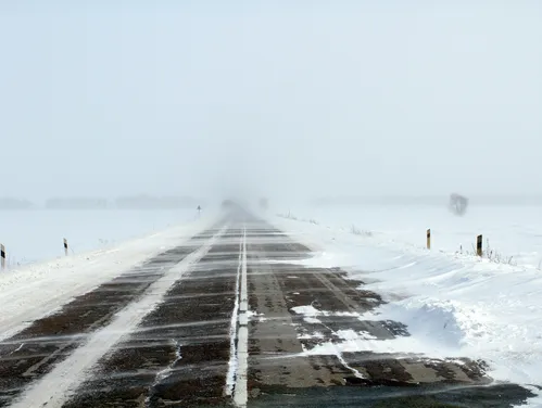 winter road