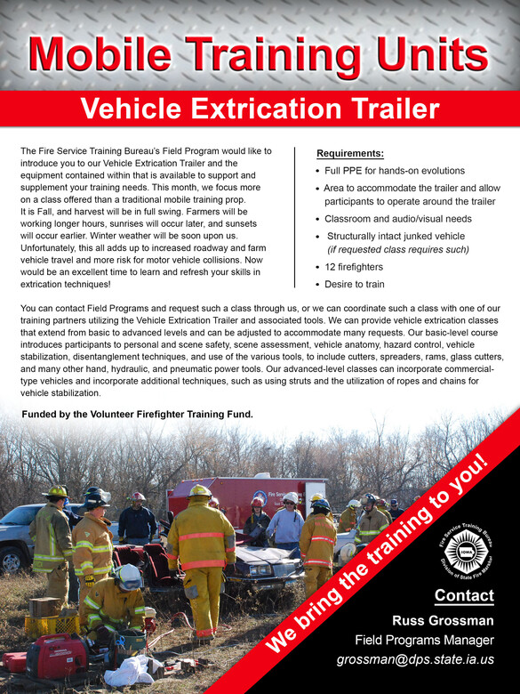 Vehicle Extrication Trailer 