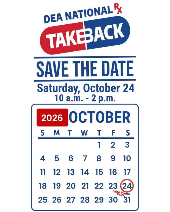 Drug Take Back Day October 24, 2026