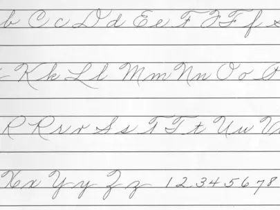Handwriting example
